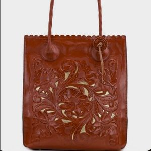 Patricia Nash Cavo leather tote new